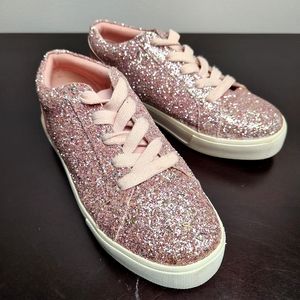 VOLATILE Kids Ruler pink glitter sneakers